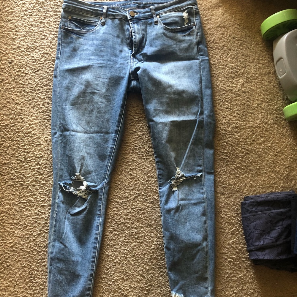Cropped jeans!
